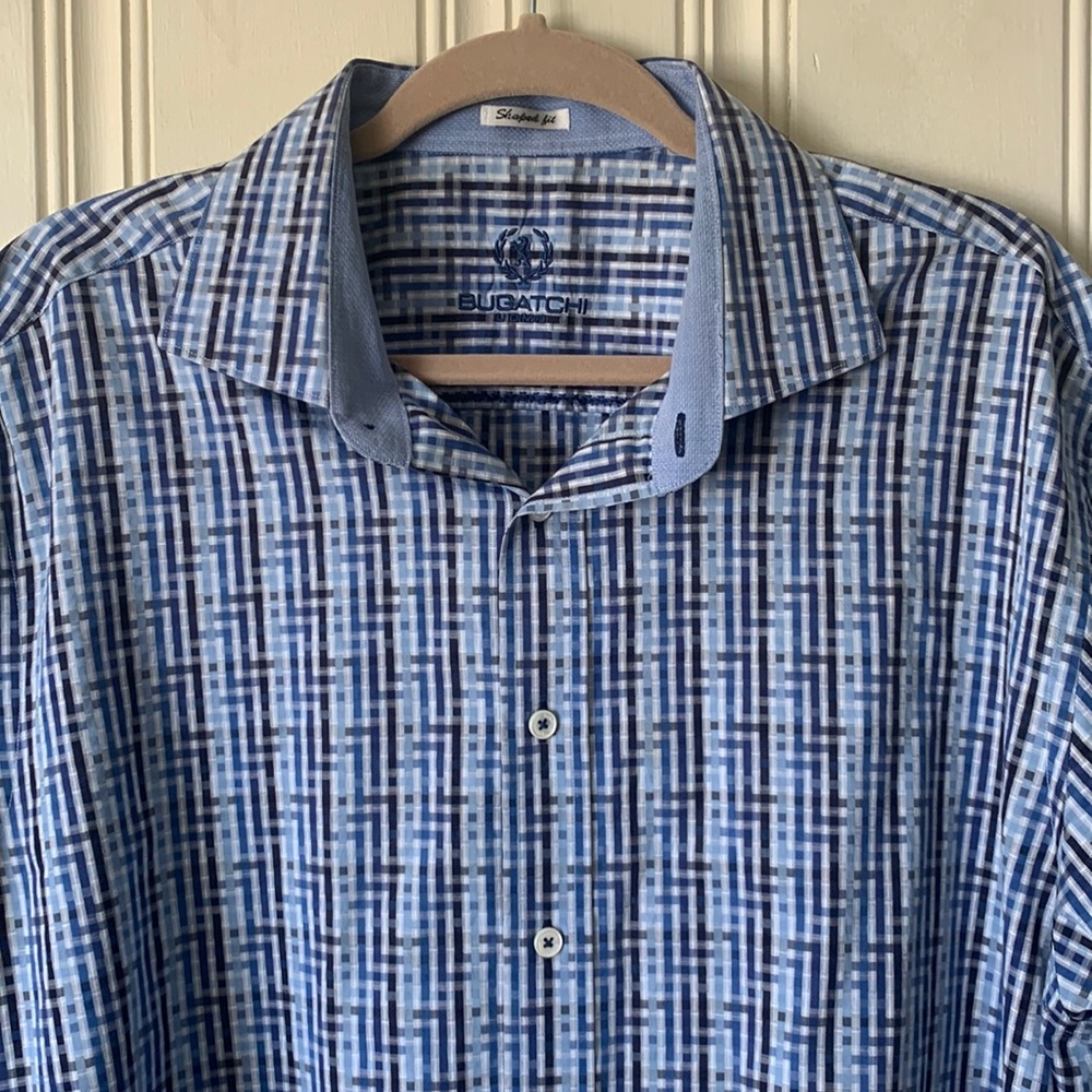 Bugatchi Button Down Shirt Size L/XL